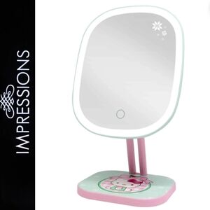 Impressions X Hello Kitty Cozy Holiday Highlight Detachable Base LED Mirror